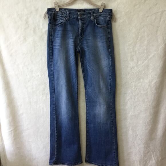 Armani Jeans Denim - Armani Jeans Indigo Blue 005 Series Slim Bootcut Denim